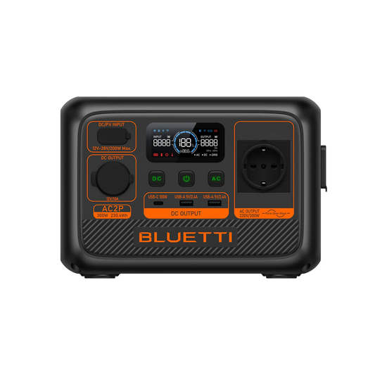 BLUETTI AC2P Tragbare Powerstation | 300W 230,4Wh inkl. 0% MwSt. nach § 12 Absatz 3 UStG (Kopie)